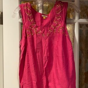 Anthropologie Silk Top